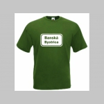 Banská Bystrica  "mestská tabuľa" pánske tričko 100 %bavlna Fruit of The Loom